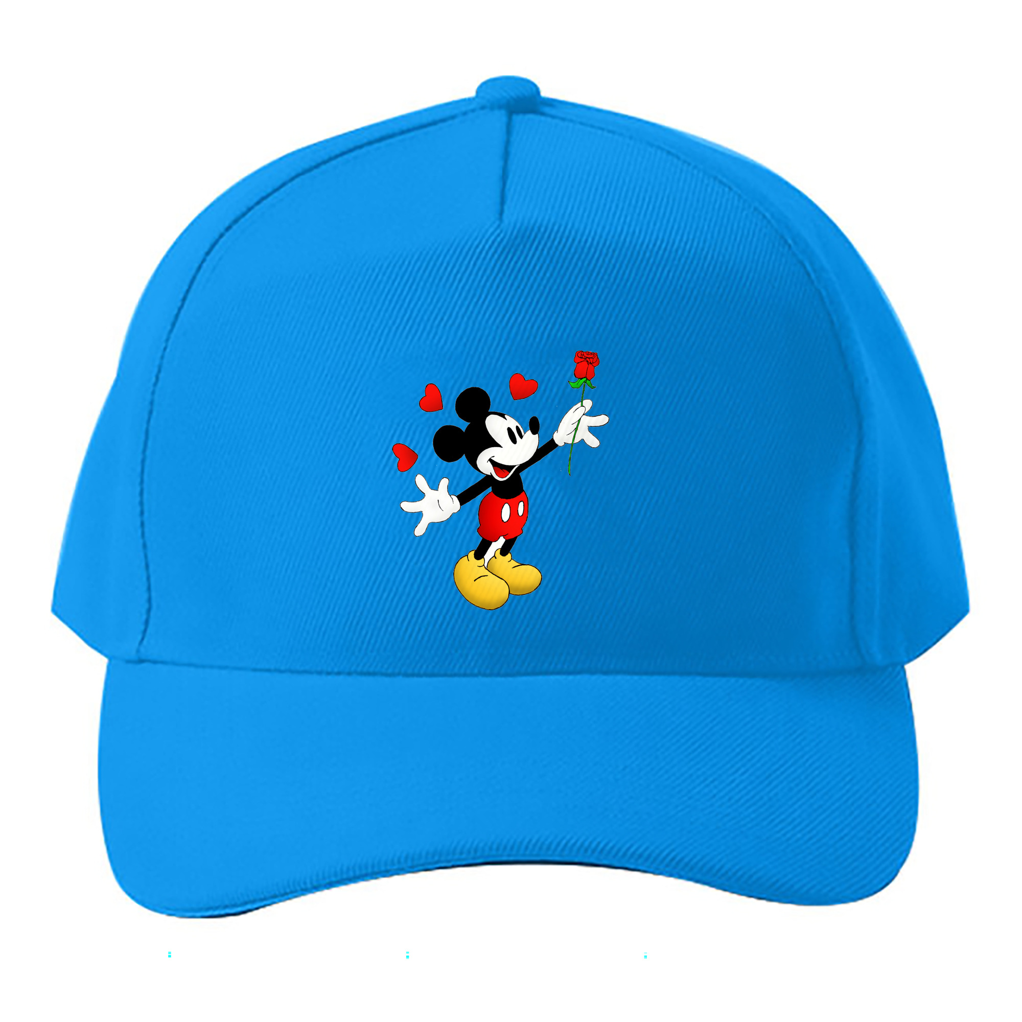 （画像用） ミッキーマウス Mickey Mouse ベースボールキャップ 綿100％ 男女兼用 帽子 スポーツ